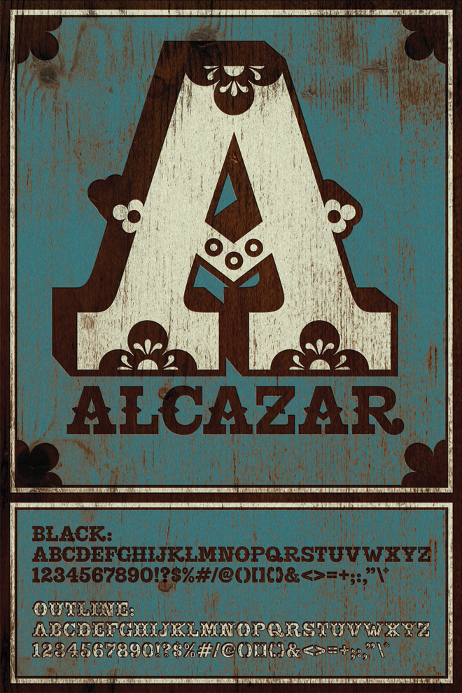 Alcazar Typeface
